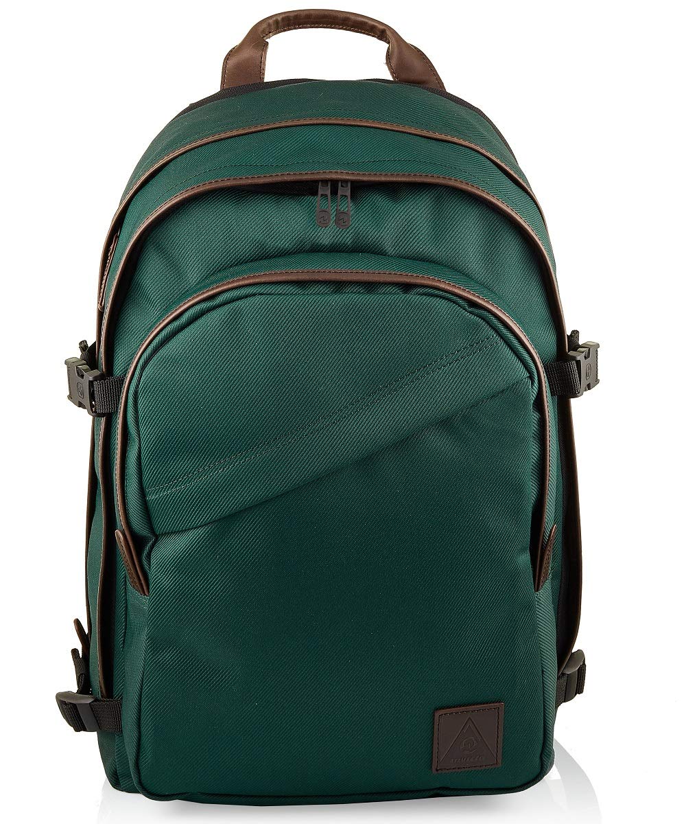Invicta Round Plus Backpack Geräumiger Rucksack, praktisch & unisex, mit Laptopfach für Uni, Arbeit,