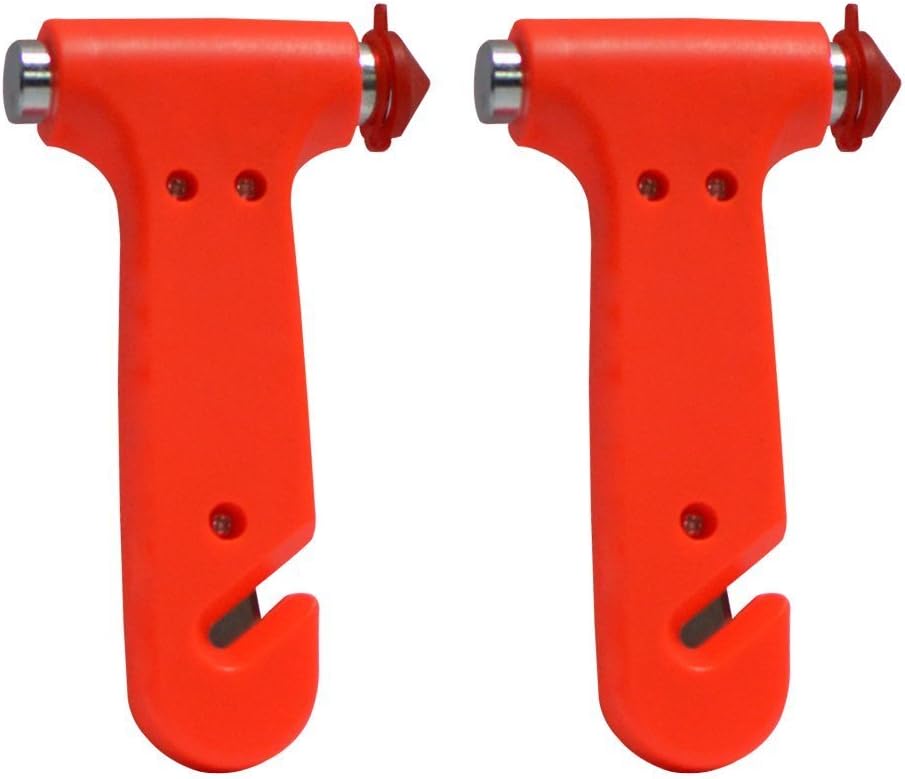 Family Safe Sicherheitsgurtschneider Fensterbrecher Notfall Flucht Multi Tool Orange ns-837-2pk