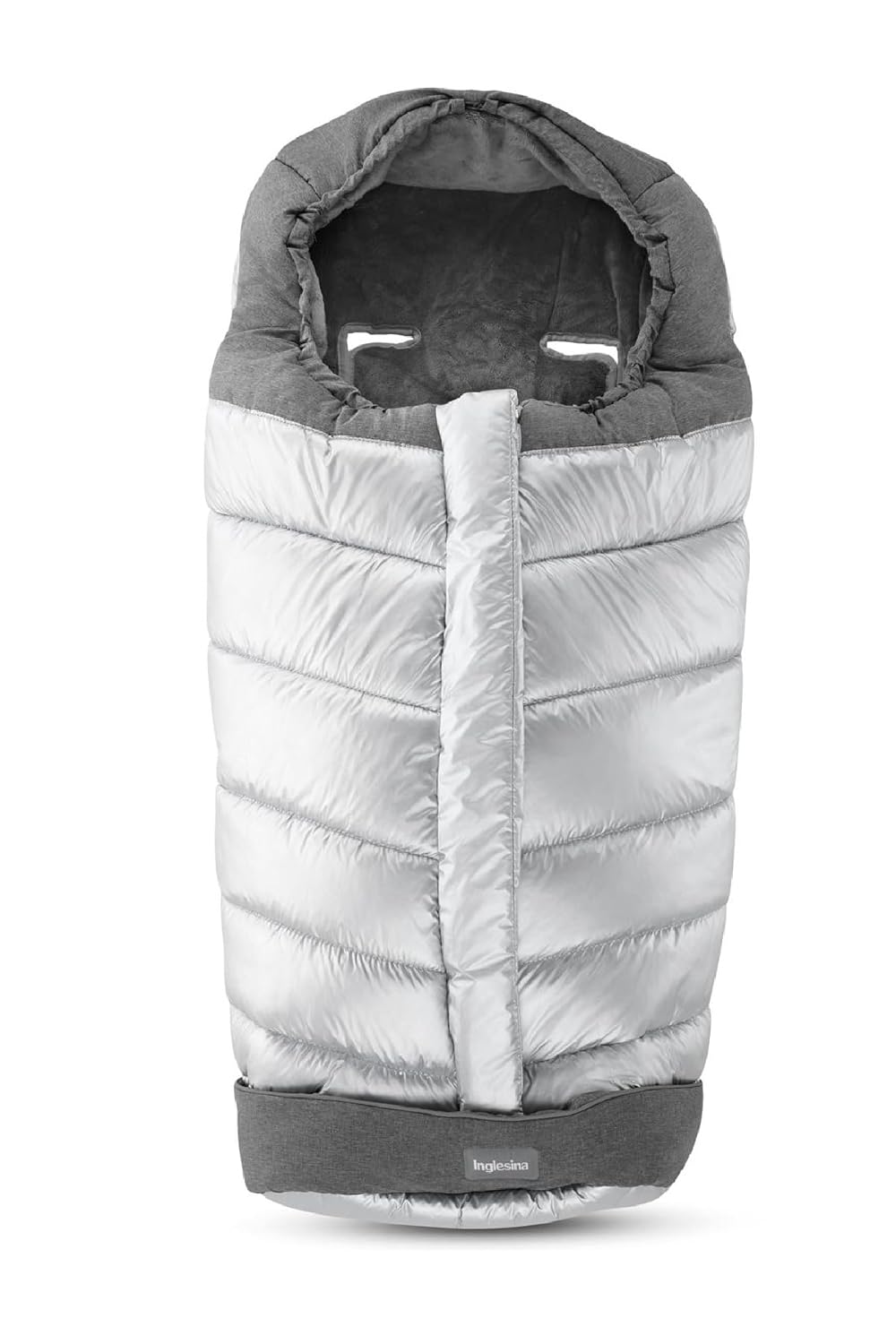 Inglesina Thermischer Winterfusssack für Kinderwagen, Grau, Wasserdichtes Gewebe, Warmes Weiches Inn