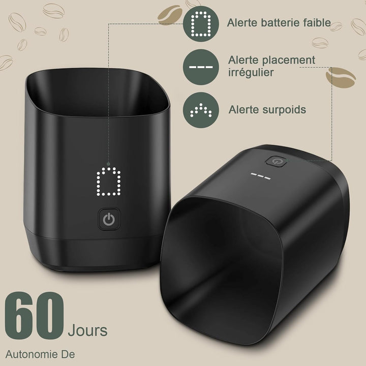 Digitale Kaffeewage mit LED-Display, Digitale Dosiermessbecher für Kaffeebohnen, Tee & Gewürze, Espr