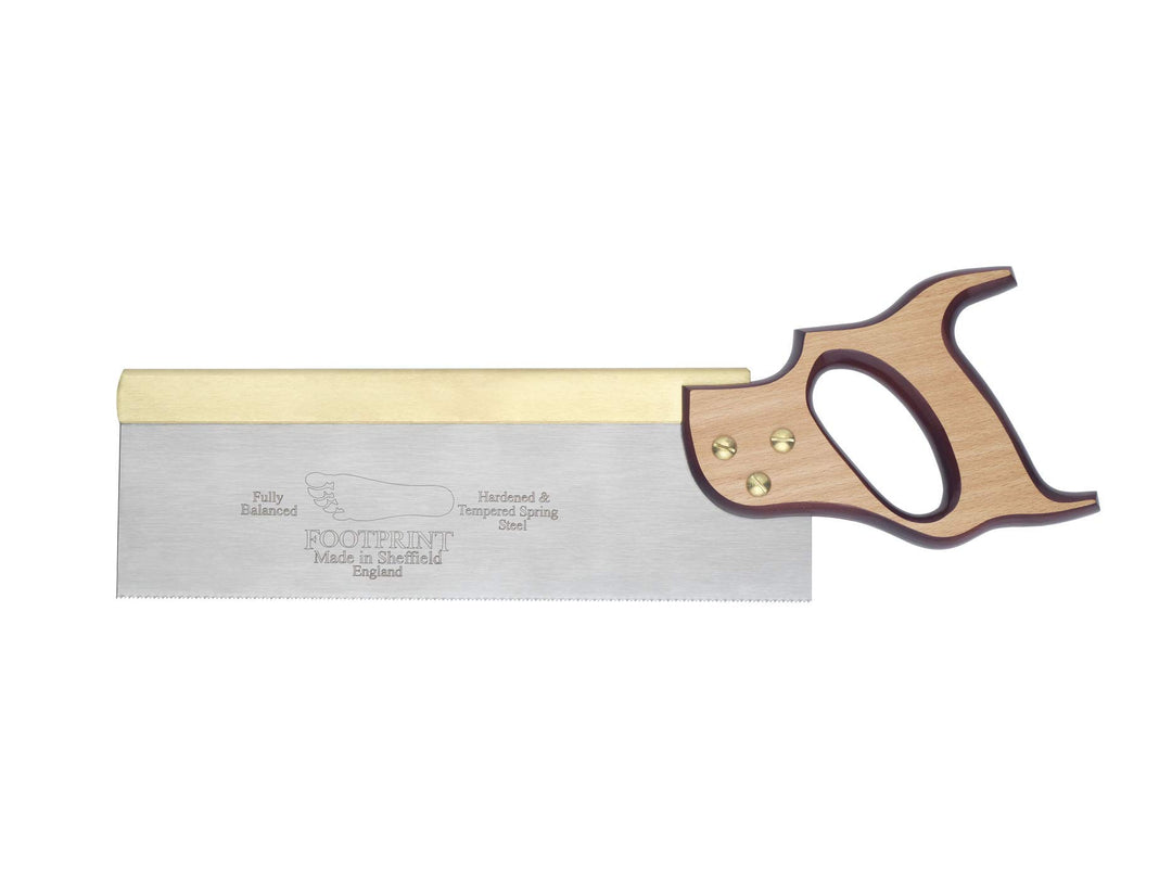 Fussabdruck 256 Messing Rückseite Rückensäge 10 in 250mm (10in) 15tpi, 250mm (10in) 15tpi