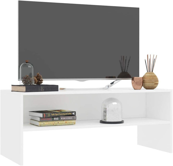 Tidyard TV-Schrank Fernsehschrank Stehend Mit einem offenen Fach Fernsehtisch Lowboard TV-Rack Wohnz