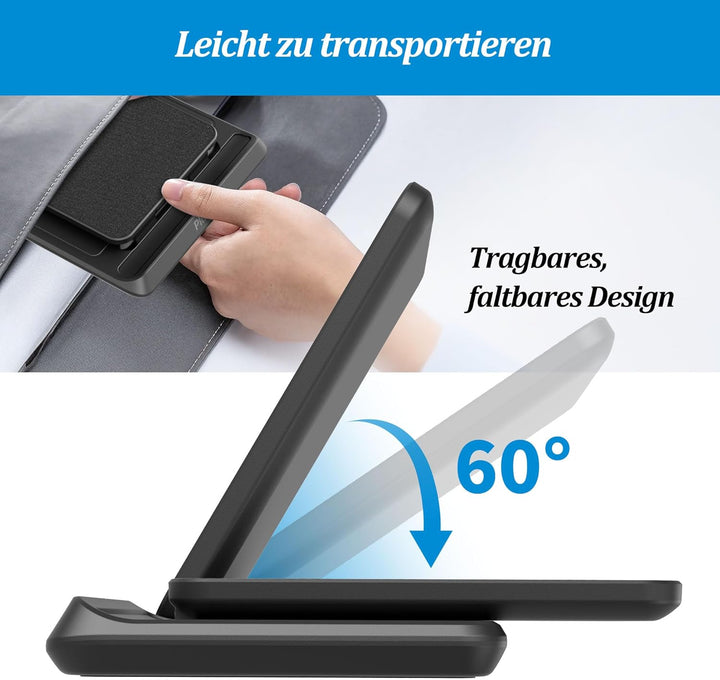 PlusAcc Kabelloses Ladedock für Kindle Paperwhite Signature Editions (Modelle 2022 und 2024) und Col
