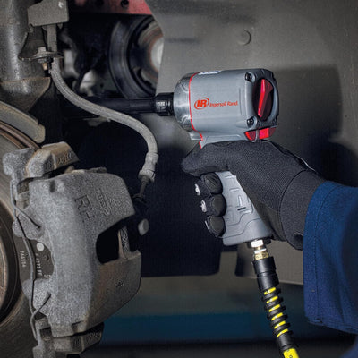 Ingersoll Rand 3/8"-Antrieb Ultrakompakter Druckluft-Schlagschrauber 15QMAX mit leiser Technologie,
