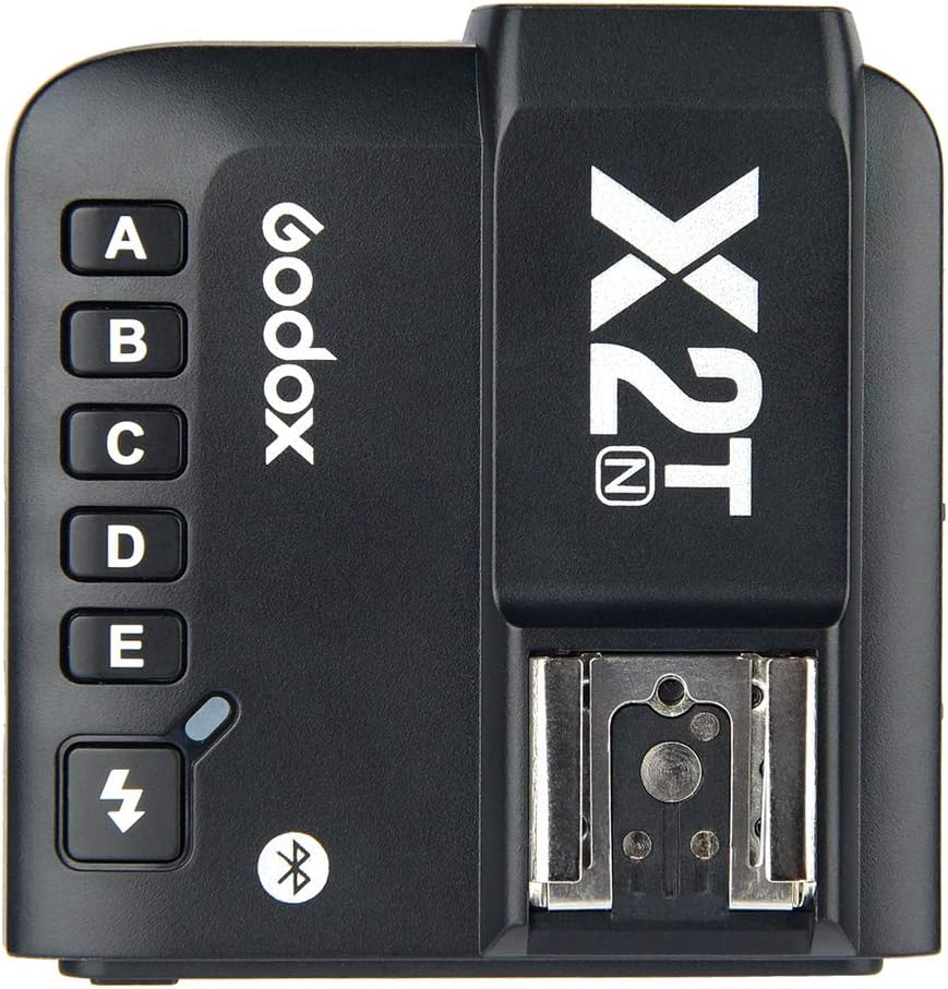 Godox X2T-N TTL 2.4G Kabelloser Blitzauslöser Kompatibel mit Nikon Kameras, High Speed HSS 1/8000s,