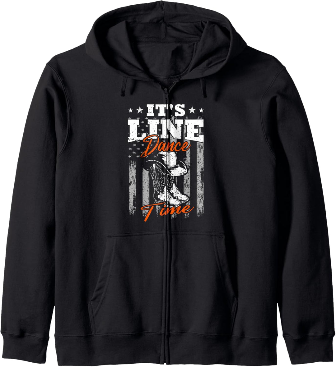 It's Linedance Time Western Country Tanz Line dance Kapuzenjacke