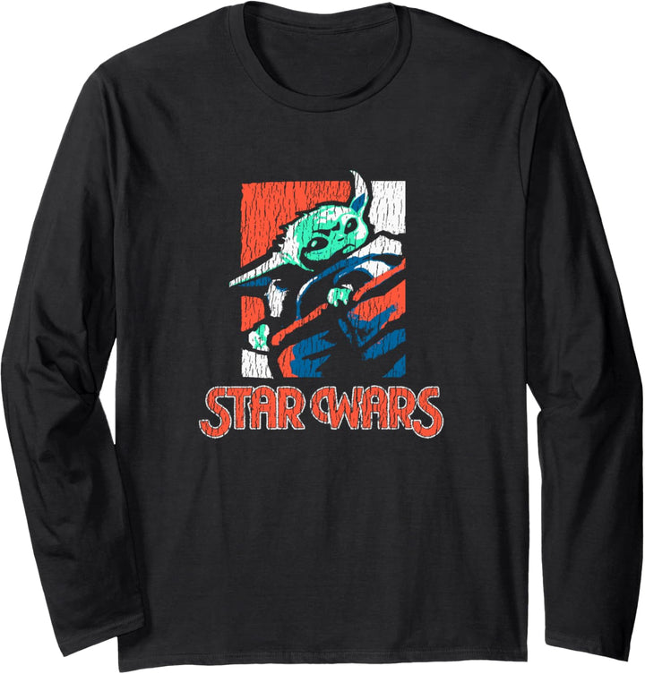 Star Wars The Mandalorian Paper Child Langarmshirt
