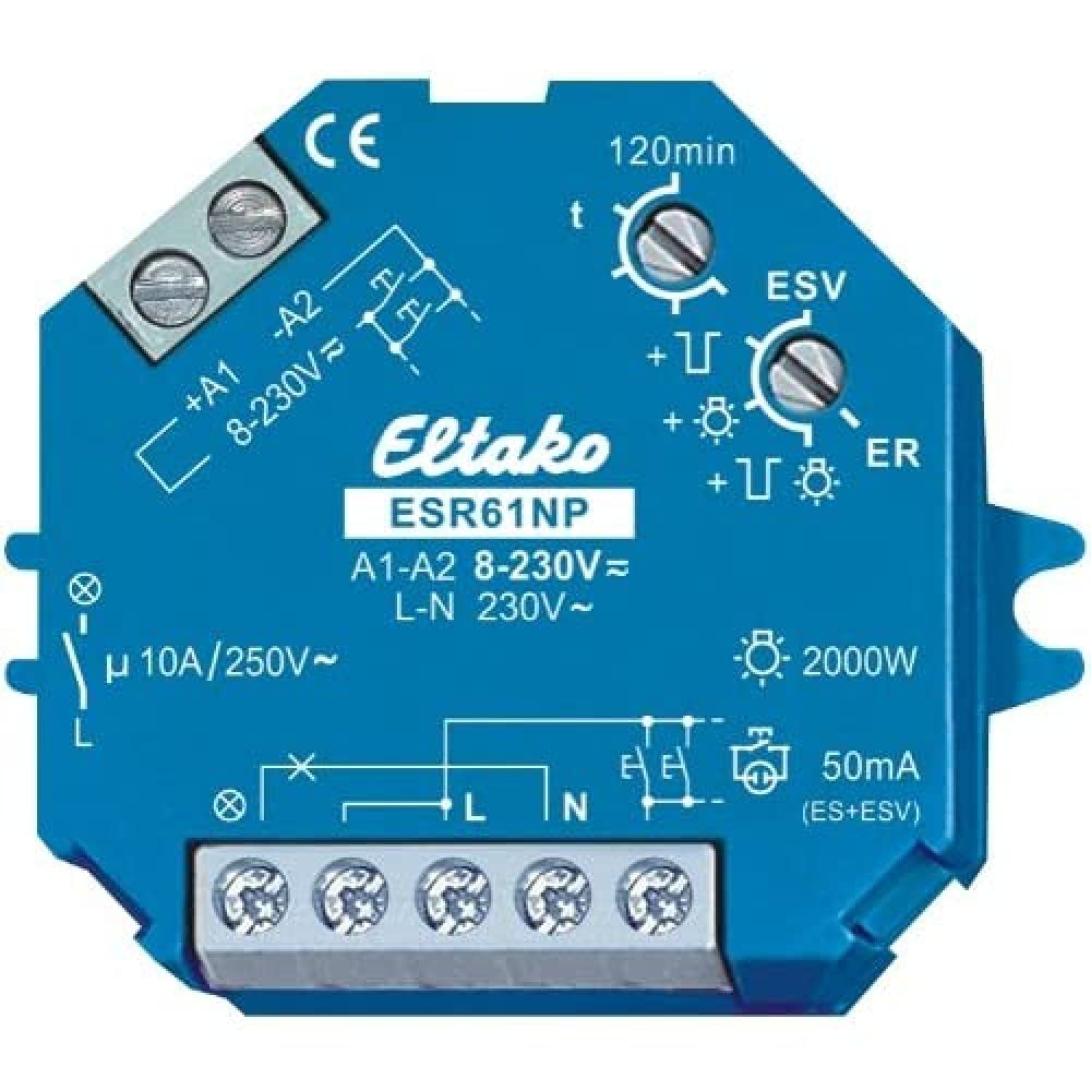 Eltako Stromstoss-Schalter Auf-/Unterputz ESR61NP 1 Schliesser 230 V/DC, 230 V/AC 10A 2000W 1St.