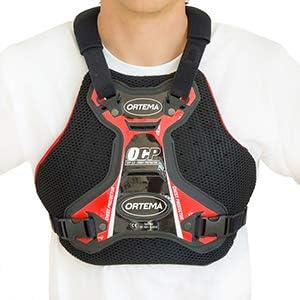 ORTEMA OCP 3.0 - (Gr.S rot) Chest Protector - Brustprotektor mit Gurtsystem - Schutzklasse EN 1621-3