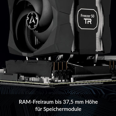 ARCTIC Freezer 50 TR - Dual Tower CPU Kühler für AMD Ryzen Threadripper SP3, sTR4 mit A-RGB, 120 mm/