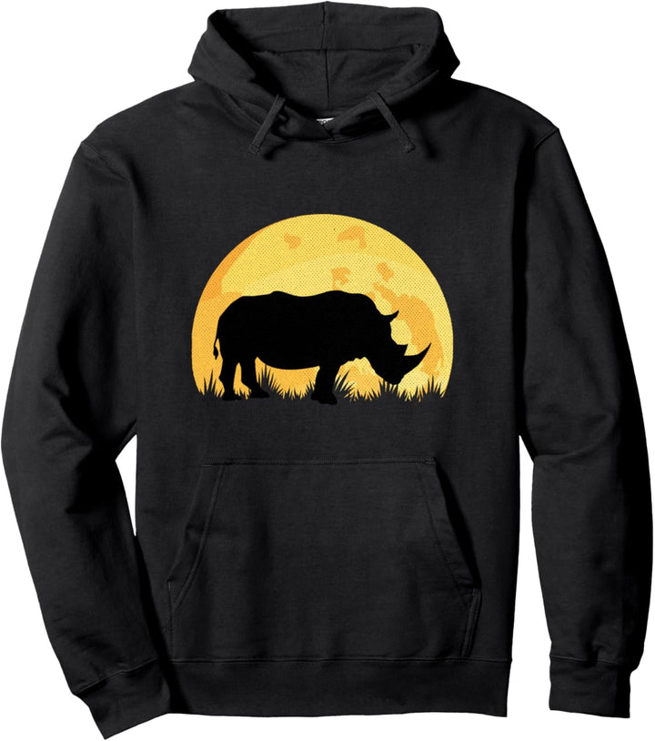 Nashorn Vintage Retro Pullover Hoodie