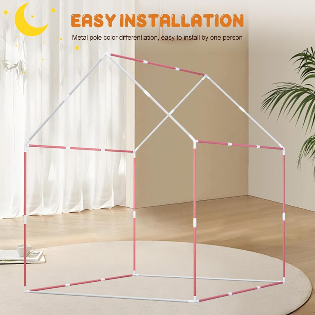 Ergocar Kinderzelt Innenräume Im Freien Game House Castle Mit Matte Ball Light Cloud Butterfly Geeig