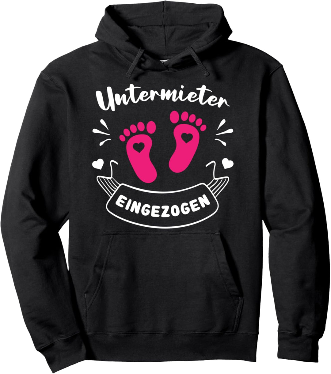 Schwanger Untermieter Eingezogen Werdende Mutter Baby Pullover Hoodie