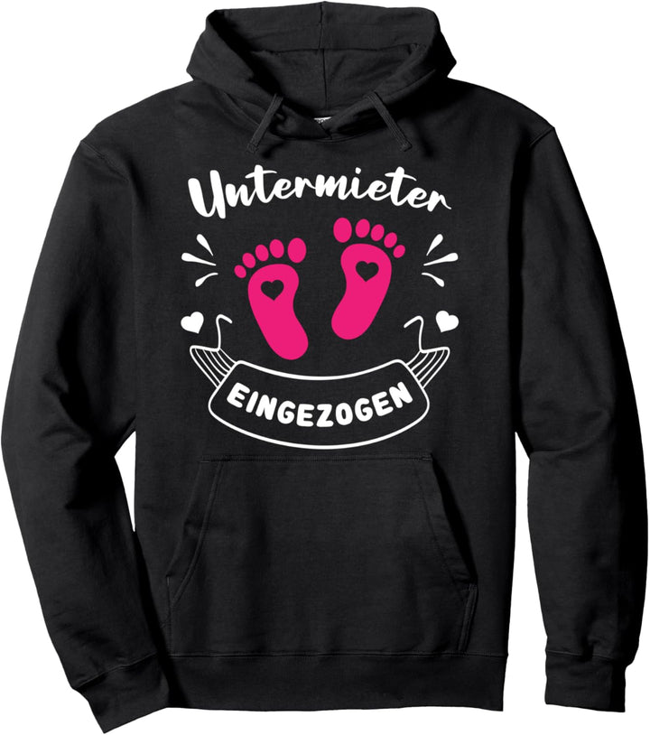 Schwanger Untermieter Eingezogen Werdende Mutter Baby Pullover Hoodie