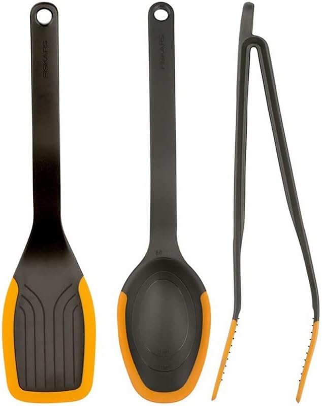 FISKARS FF Starter Set, Mehrfarbig Küchenhelfer -Set, Küchenhelfer -Set