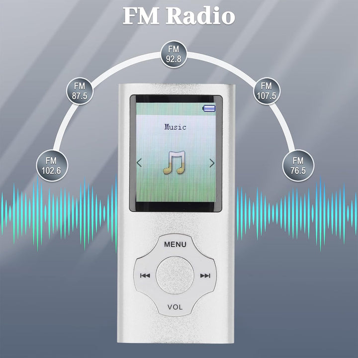Bewinner 128 GB MP3 -MP4 -Player mit Bluetooth und WiFi, Tragbarer Verlustfreier Sound MP3, HiFi Sou