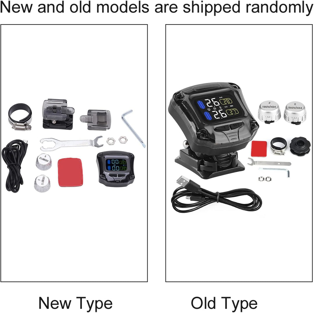 Madezz Motorrad Reifendruck Kontroll System, Motorrad TPMS Reifen Druck überwachungs Sensor Wasserdi