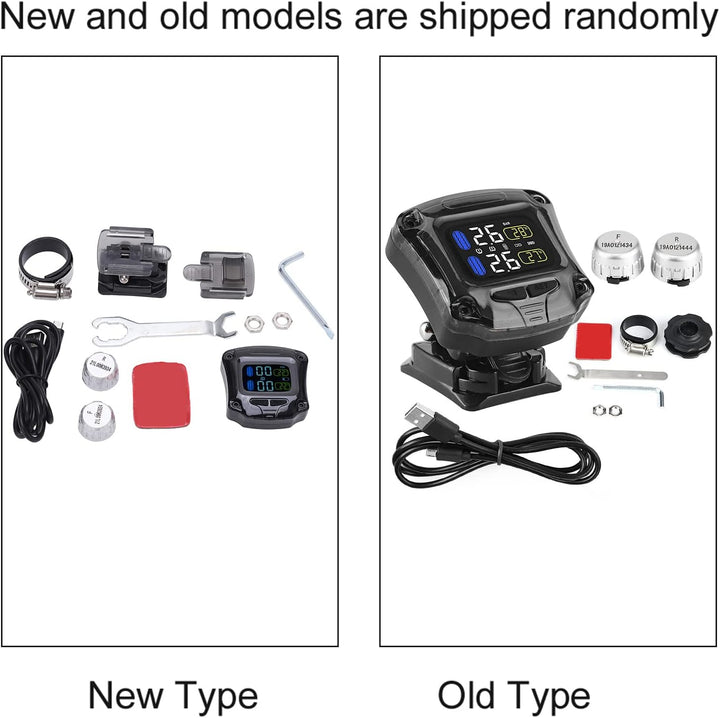 Madezz Motorrad Reifendruck Kontroll System, Motorrad TPMS Reifen Druck überwachungs Sensor Wasserdi