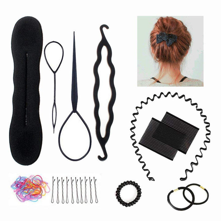 TopDirect 66cm/26 Zoll Übungskopf Frisierkopf Friseur 100% Synthetisches Haar Perückenkopf Trainings