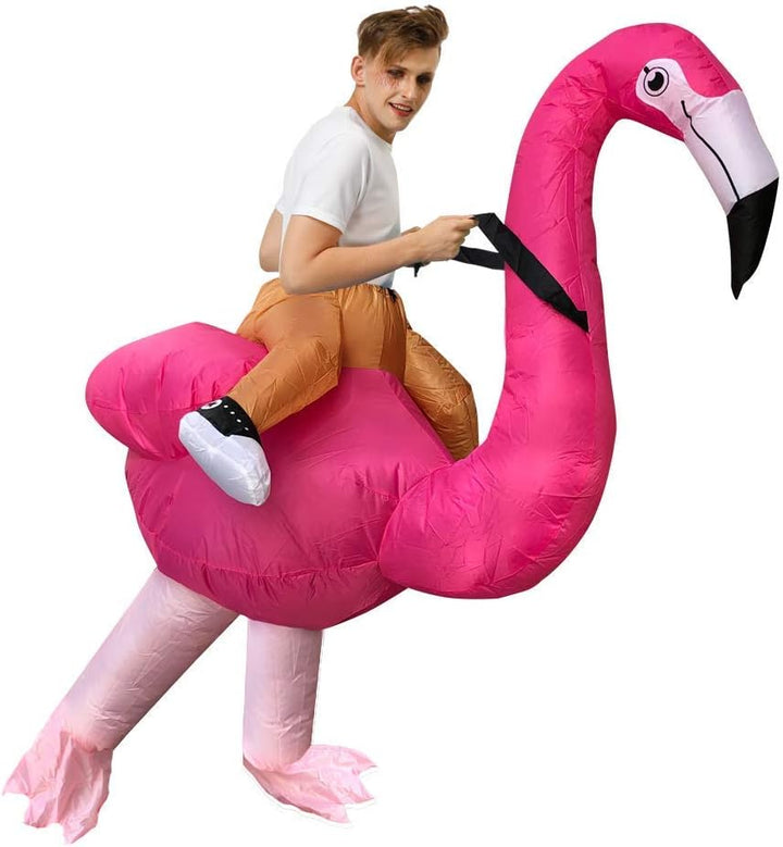 JASHKE Flamingo Kostüm Aufblasbares Kostüm Flamingo Aufblasbare Kostüme Erwachsene Flamingo Kostüm E