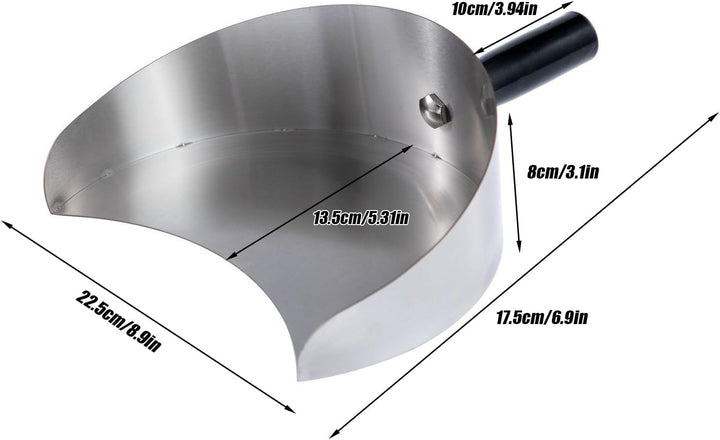 Rotisserie Fleischfänger,Handheld Rotisserie Catcher,Praktische Dönerschaufel,Fleischfänger Aus Edel