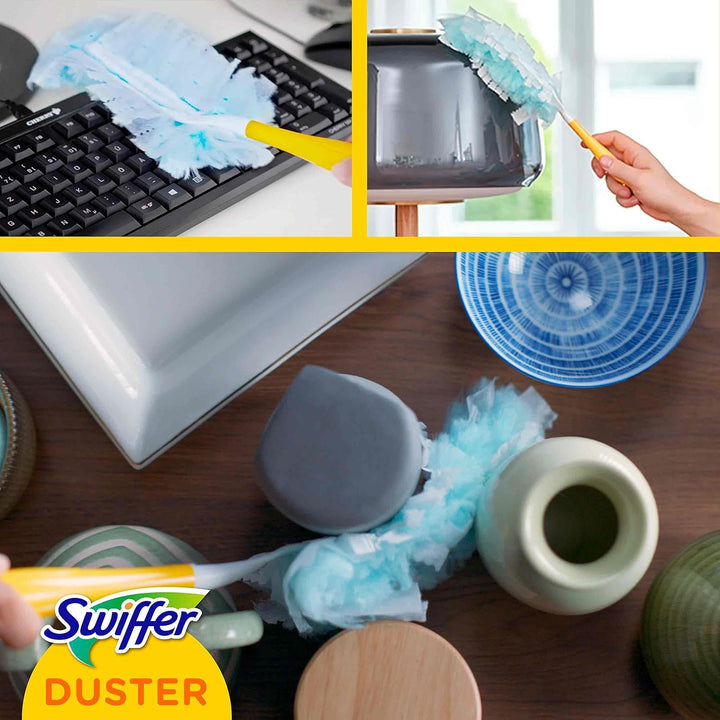 Swiffer Duster Staubwedel Nachfüllpack mit Febreze-Duft, 54 Stück (6 x 9), fängt Staub wie EIN Magne