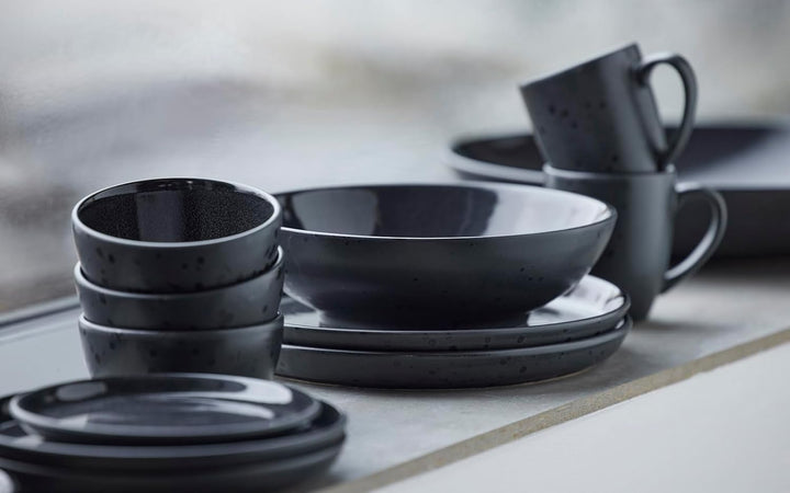 BITZ Platte Dia 40 cm Galaxy Black 6 cm - dia. 40 cm Galaxy Black, 6 cm - dia. 40 cm Galaxy Black