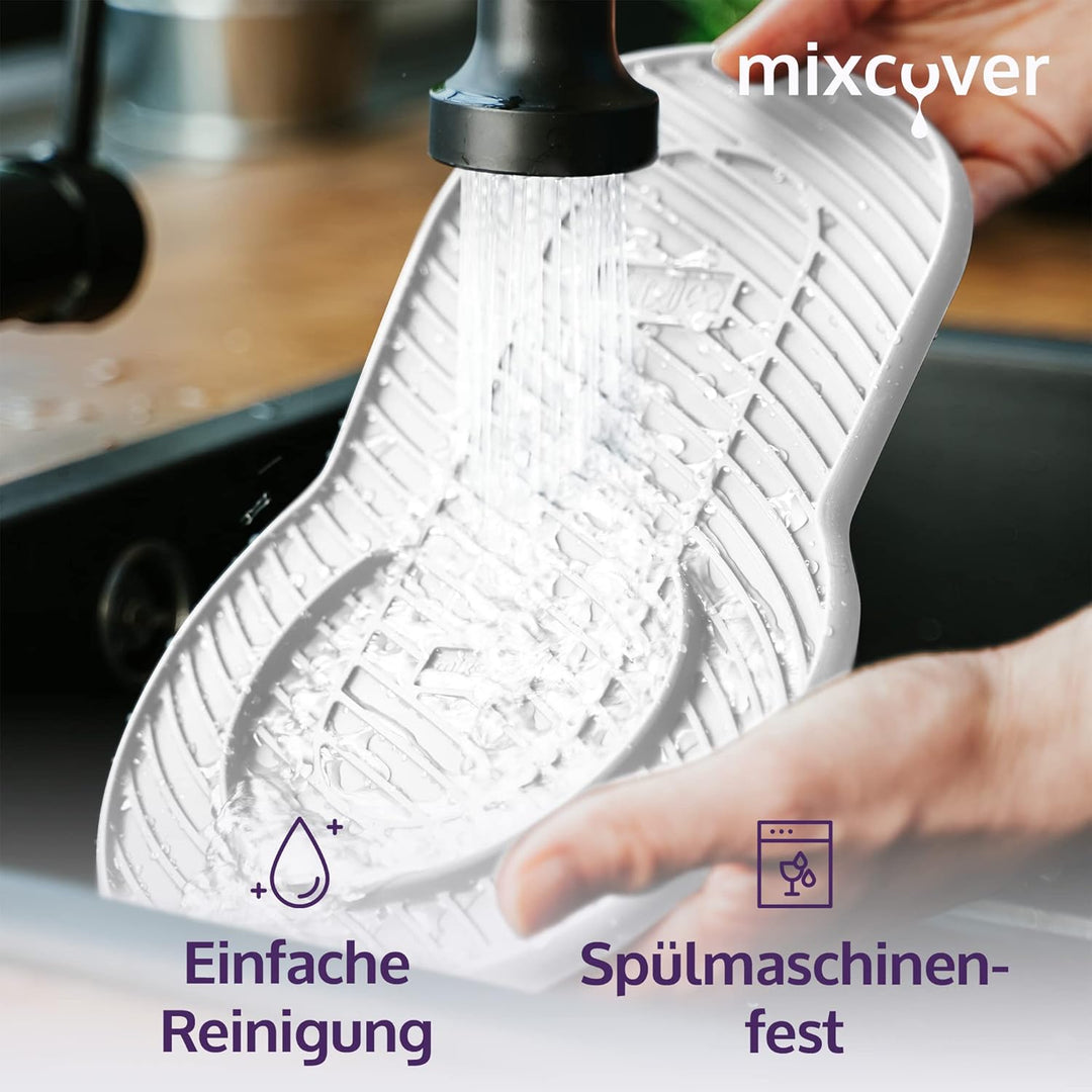 Mixcover weisse Silikonmatte für Sodastream Crystal kompatibel mit sodastream crystal 2.0, sodastrea