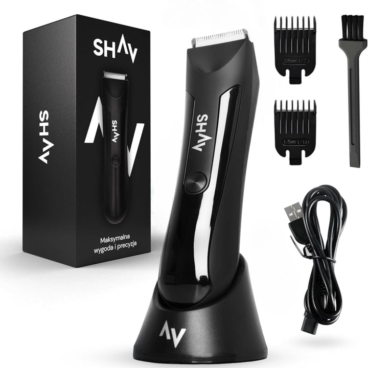 SHAV™ CutFree™ Intimrasierer für Männer Wasserdichter Elektrischer Trimmer, Nass/Trocken Haarschneid
