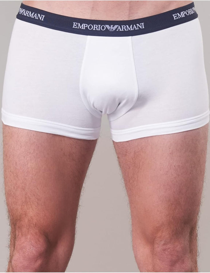 Emporio Armani Underwear Herren Retroshorts, Weiss (Bianco 00110), X-Large (Herstellergrösse: XL) (3