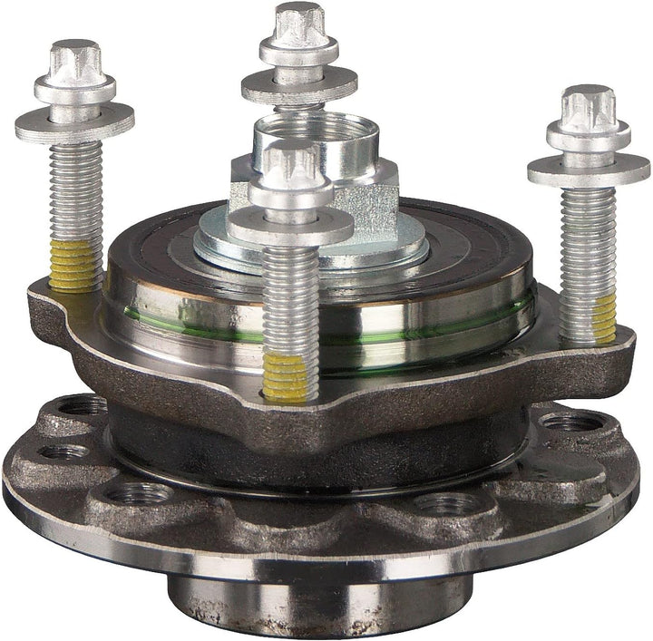 febi bilstein 44333 Radlagersatz mit Radnabe, Achsmutter und Befestigungsschrauben , 1 Stück