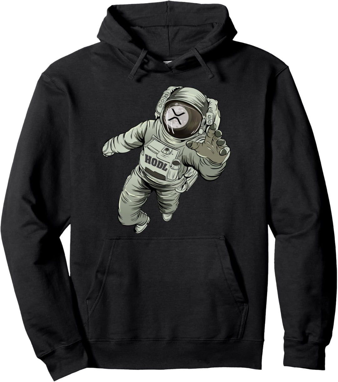 Welligkeitslogo Mond XRP Pullover Hoodie