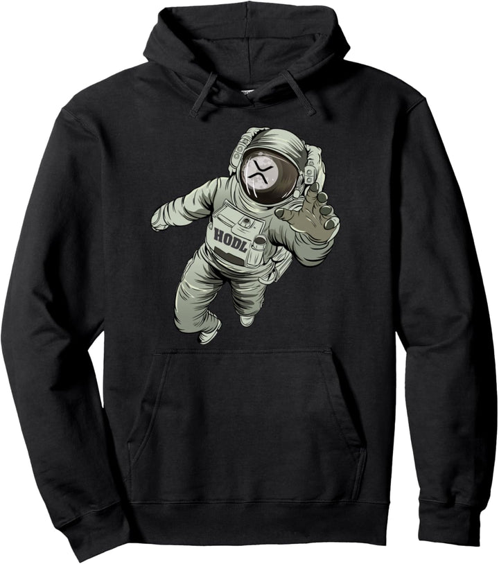 Welligkeitslogo Mond XRP Pullover Hoodie