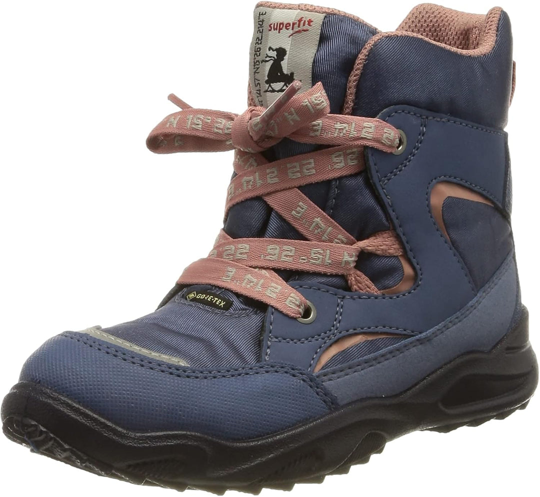 Superfit GLACIER Stiefel Gore-Tex 1-009226 Mädchen 20 EU Blau Rosa 8010, 20 EU Blau Rosa 8010