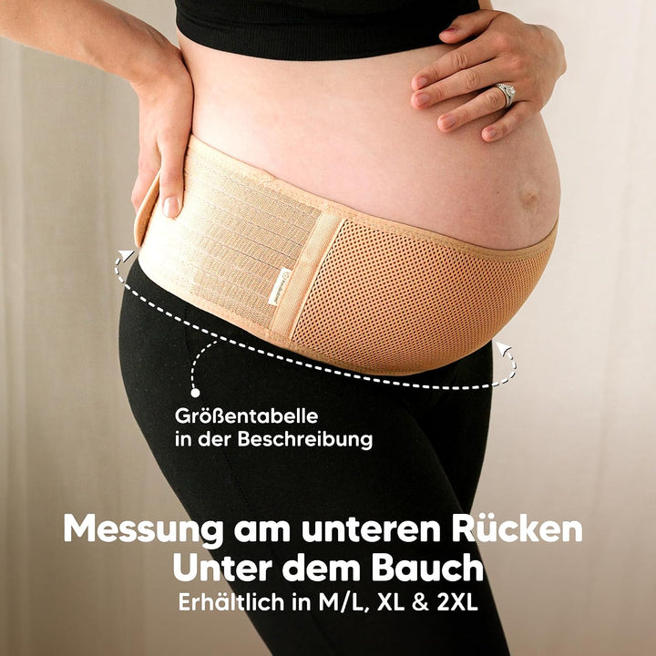 KeaBabies Bauchgurt Schwangerschaft - Weicher und atmungsaktiver schwangerschaftsgürtel - Bauchband