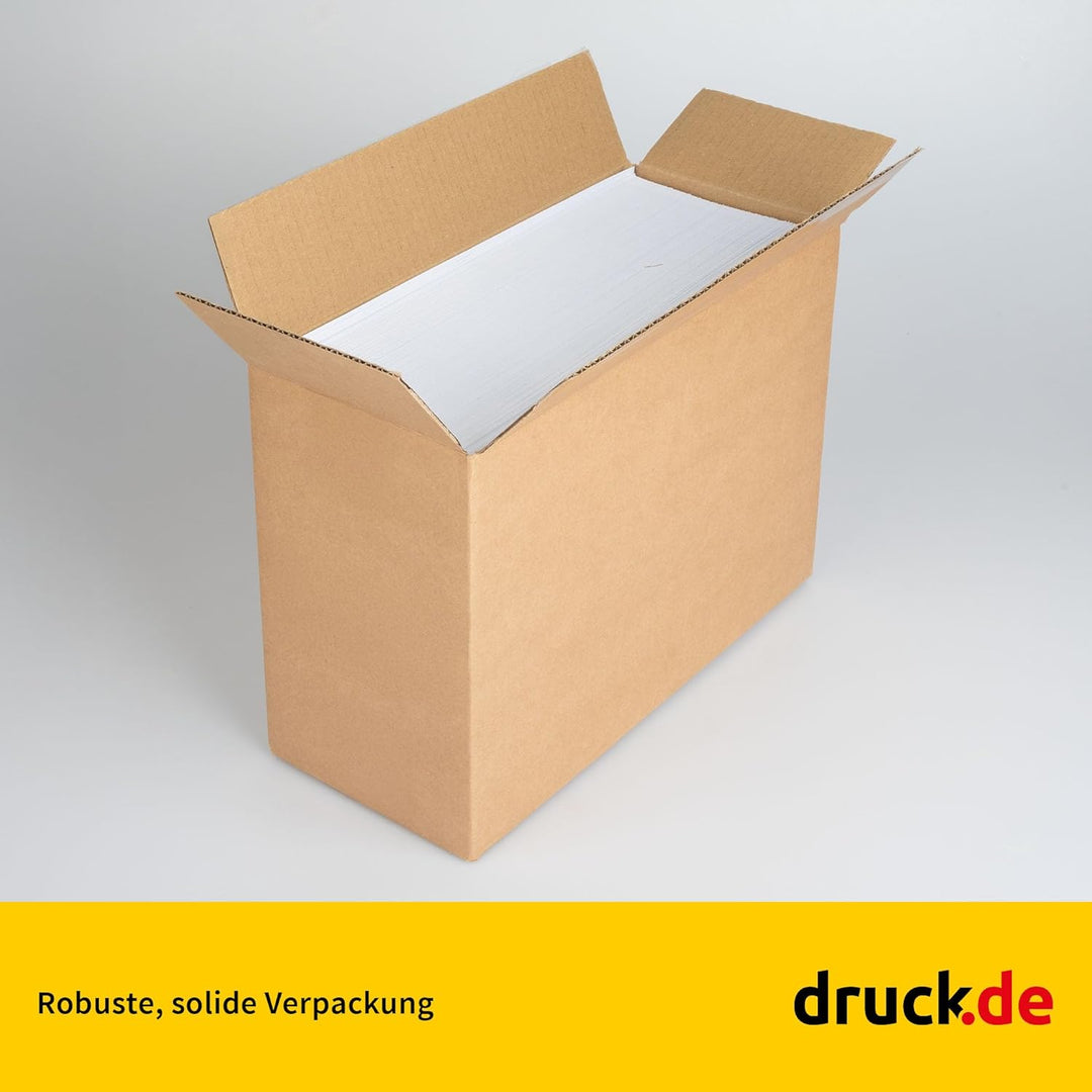 500 Stück Kuverts - Briefumschläge - C4 Tasche ohne Fenster - weiss - selbstklebender Haftfix Versch