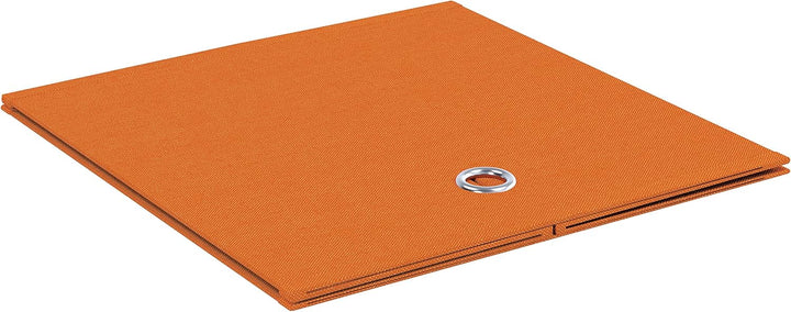 VCM 10er Set Faltbox Klappbox Stoff Kiste Faltschachtel Regalbox Aufbewahrung Boxas Orange, Orange