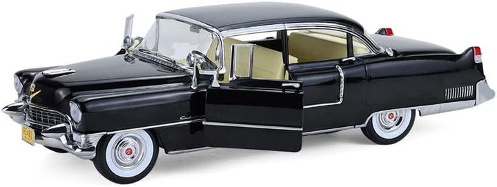 Greenlight 12949 Fahrzeug 1955 Cadillac Fleetwood Serie 60 1:18, schwarz