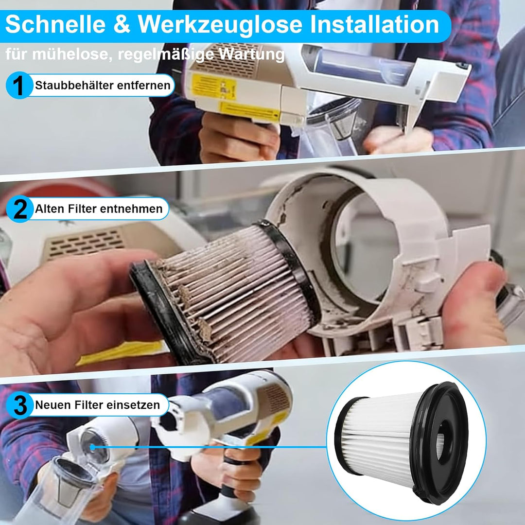 IW3612EU Filter für Shark Detect Pro IW3612EUT BU3521EU IW3613EUT IW3612AMZEU BU1120EU Staubsauger,