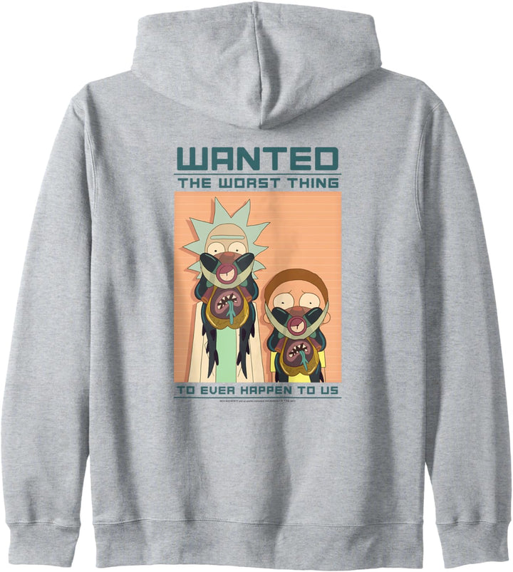 Rick and Morty Wanted Kapuzenjacke