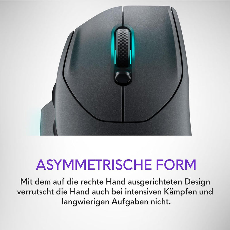 Alienware AW620M kabellose Gaming Mouse - Dark Side of The Moon
