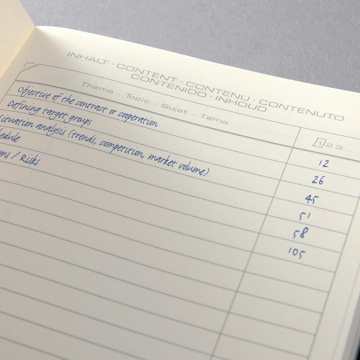 SIGEL CO116 Premium Notizbuch liniert, A4+, Hardcover, schwarz - Conceptum A4+ liniert schwarz, A4+