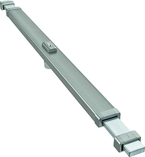 Abus Panzerriegel PR2800 | Farbe: Edelstahl-Look | für Türblattbreite (mm): 980-1200