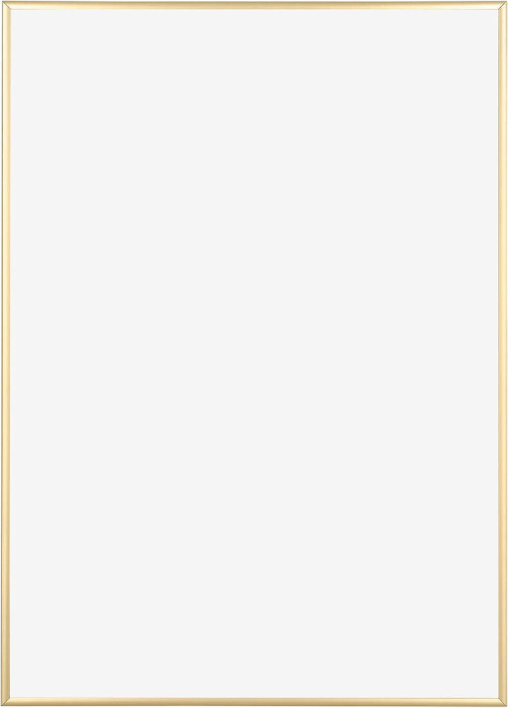 yd. Your Decoration - Bilderrahmen DIN A1 59,4x84 cm - Gold - Bilderrahmen aus Aluminium mit Acrylgl