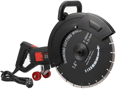 YILIKISS Elektrische Mauernutfräse 3200W Betonsäge Schlitzfräser Wandschlitzer Schlitzbreite: 72 mm