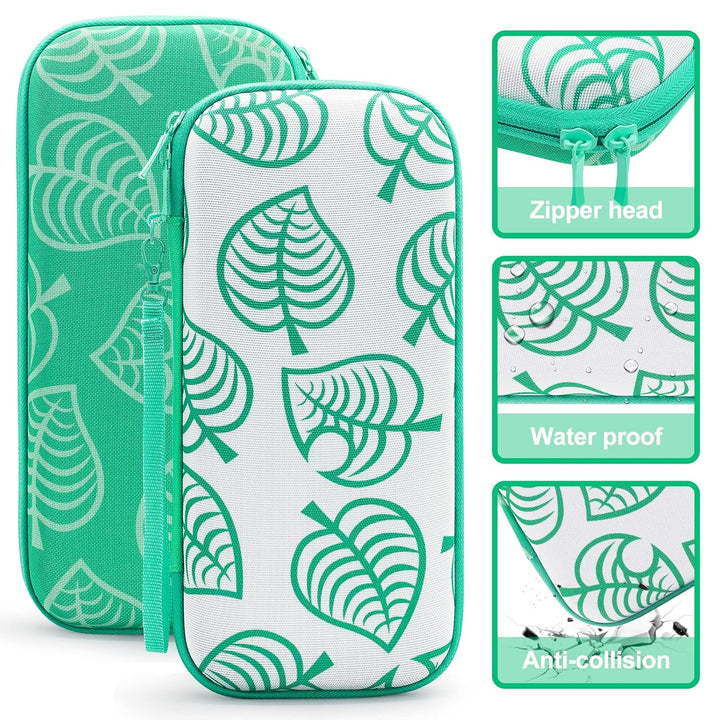 BRHE Switch Tasche Case für Nintendo Switch mit Schutzhüllen, Animal Crossing Switch Schutzhüll Reis
