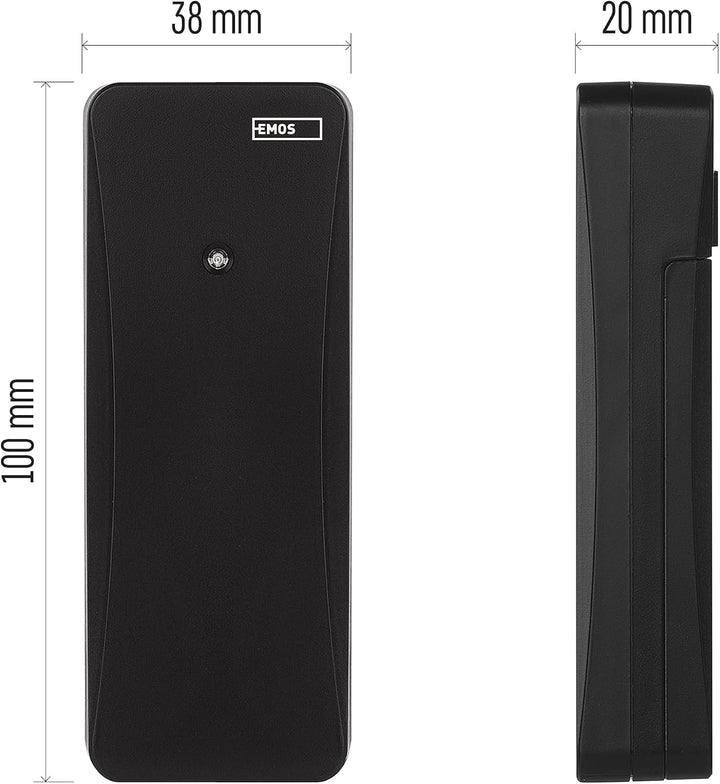 EMOS Drahtloser Sensor für Wetterstation EMOS E0387, E8610 und E8614 Zusatzsensor, Zusatzsensor