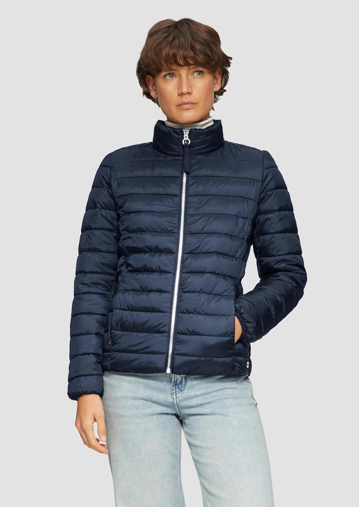 s.Oliver Herren Steppjacke – Slim Fit, leicht wattiert, Stehkragen – Für Outdoor, Übergangszeit & Ci