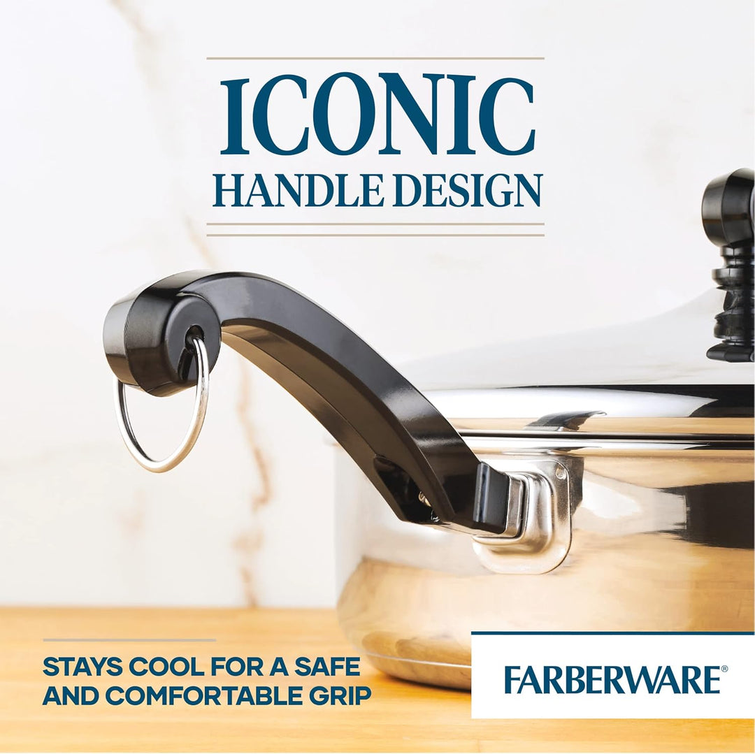 Farberware Klassischer Edelstahl-Bratdeckel, Sautepfanne (2,75 Quart), Silber 2.6 Liter, 2.6 Liter