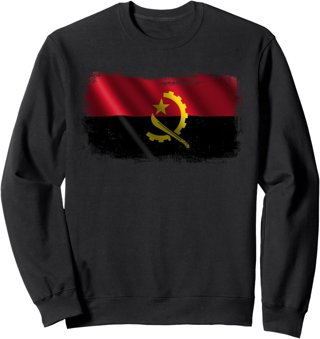 Angola Angolanische Nationalflagge Sweatshirt